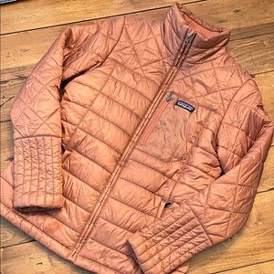 Patagonia Quilted Jacket in Warm Copper